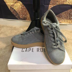 Gray Suede Casual Sneaker